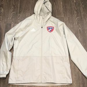 Men’s FC Dallas Adidas Light Jacket size L